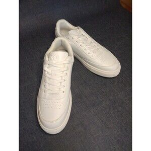 Nae Vegan Shoes Men's Sneakers White Faux Leather Size 11